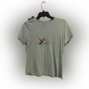 Life is good blue t shirt